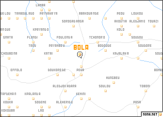 map of Bola