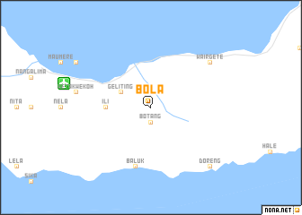 map of Bola