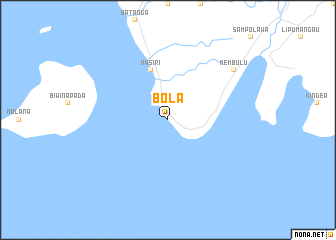 map of Bola