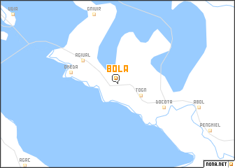 map of Bola