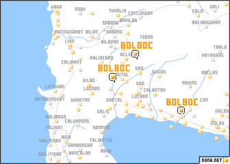 map of Bolboc