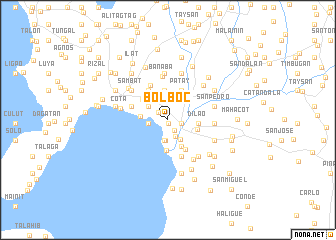 map of Bolboc