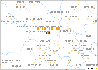 map of Bolbolak Āb