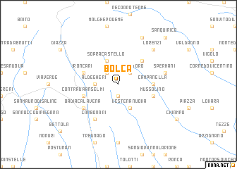 map of Bolca