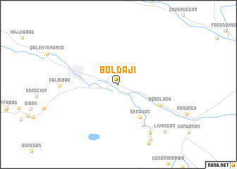 map of Boldājī