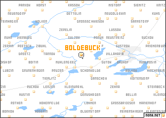 map of Boldebuck