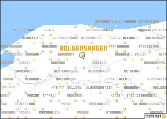 map of Boldenshagen