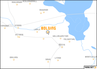 map of Bolding