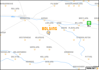 map of Bolding