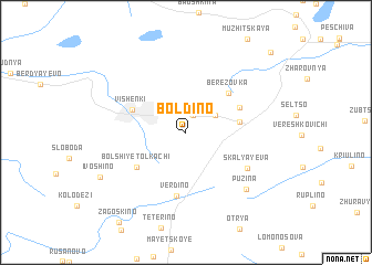 map of Boldino