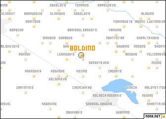 map of Boldino