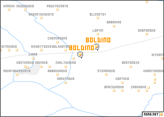 map of Boldino