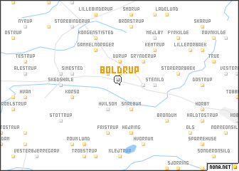 map of Boldrup