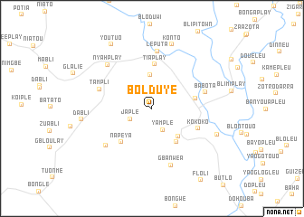 map of Bolduye