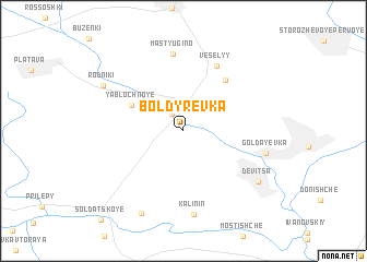 map of Boldyrevka