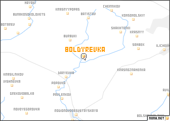 map of Boldyrevka