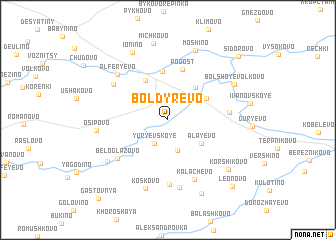 map of Boldyrevo