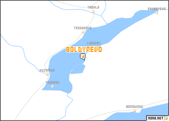 map of Boldyrevo