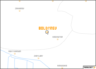 map of Boldyrev