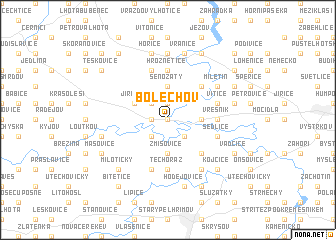 map of Bolechov