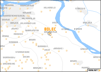 map of Boleč