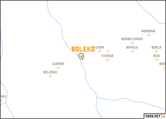 map of Boleko