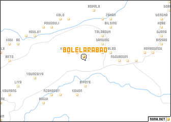 map of Bole Larabao