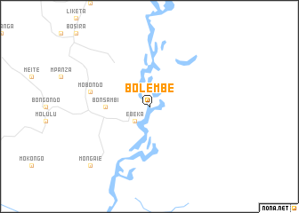 map of Bolembe