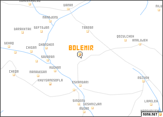 map of Bolemīr