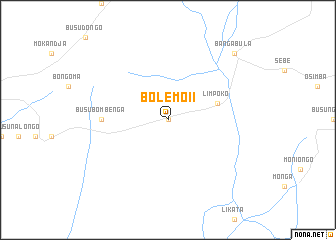 map of Bolemo II