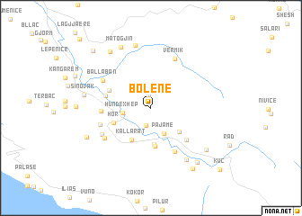 map of Bolenë