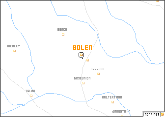 map of Bolen