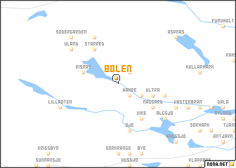 map of Bölen