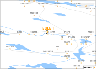 map of Bölen