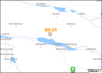 map of Bölen