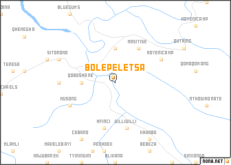 map of Bolepeletsa