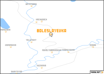 map of Boleslayevka