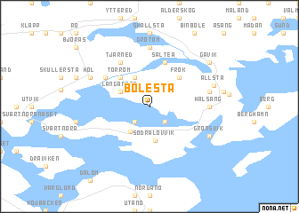 map of Bölesta