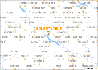 map of Bolesty Nowe