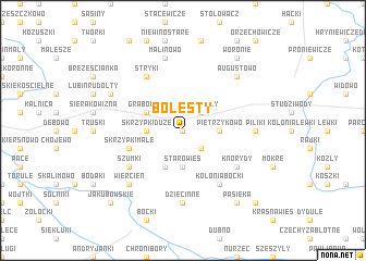 map of Bolesty