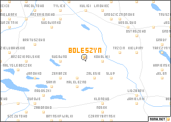 map of Boleszyn