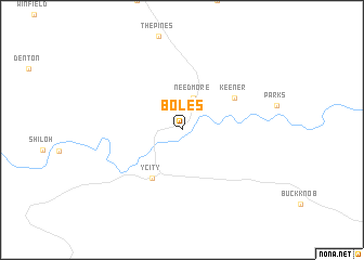 map of Boles