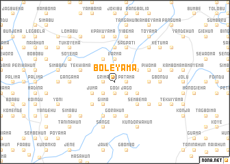 map of Boleyama