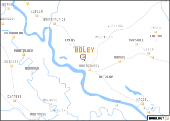 map of Boley