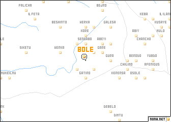 map of Bolē