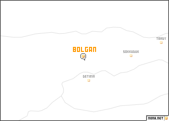 map of Bolgan