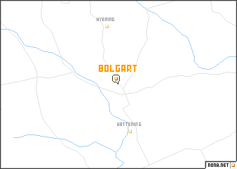 map of Bolgart