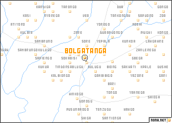 map of Bolgatanga