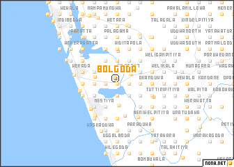 map of Bolgoda