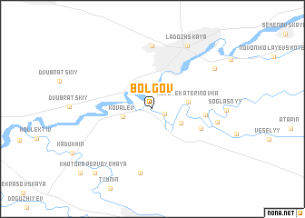 map of Bolgov